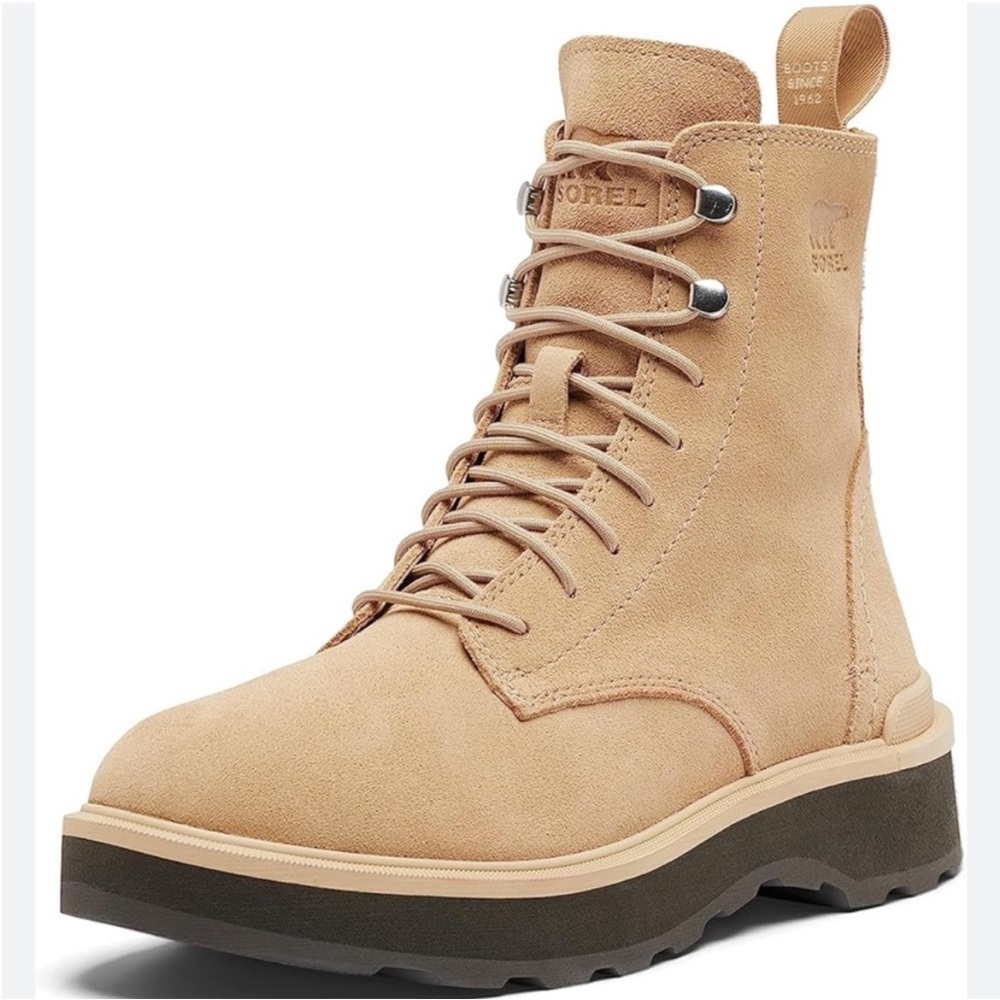 Sorel Women's Hi-Line Lace Boot Canoe / Tawny Buff Sz 12  NWOB‎